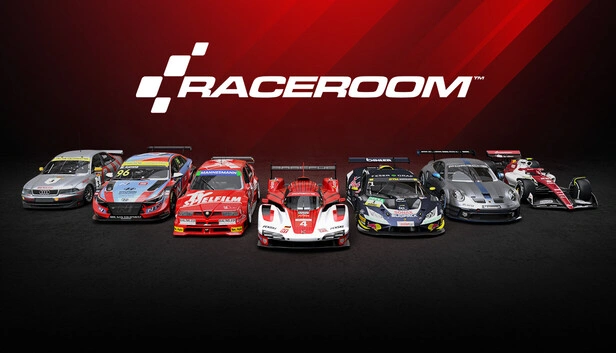 بنر رسمی بازی RaceRoom Racing Experience با نمایش خودروهای مسابقه ای تورینگ GT3 و فرمول یک